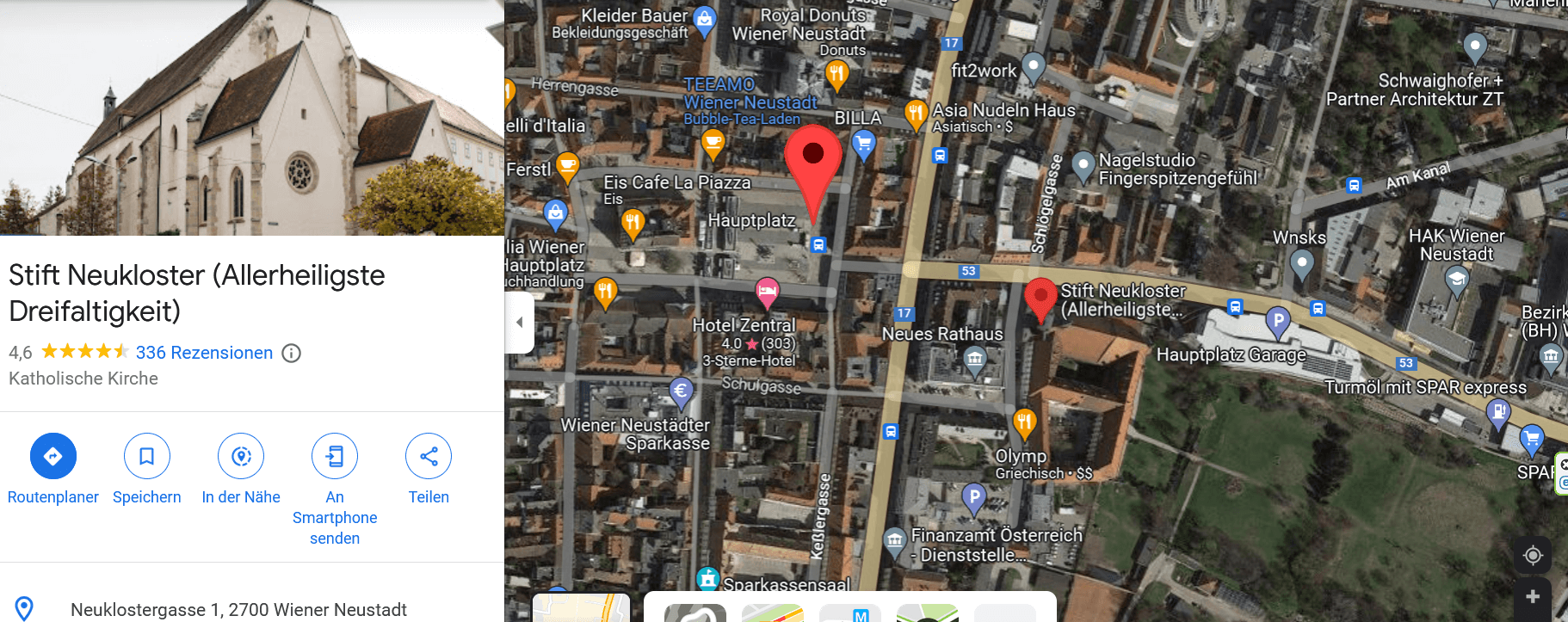 Neuklostergasse 1 Hochamt  -  Umzug  -  Festkundgebung am Hauptplatz