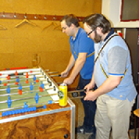 Snakeeye (vorne) und Chesterfield beim Training