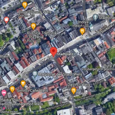 Karte Stadtplatz Wels