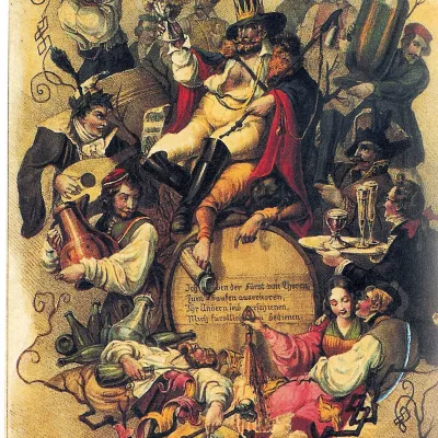 Fürst von Thoren, Liographie von J.F. Lentner, ca. 1848