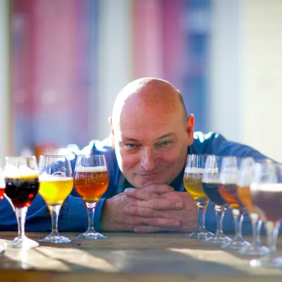 Biersepp und eine kleine Bierauswahl