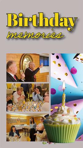 Fotocollage des Geburtstagsfestes unserer Gralsritter Alarich & Catull 2024