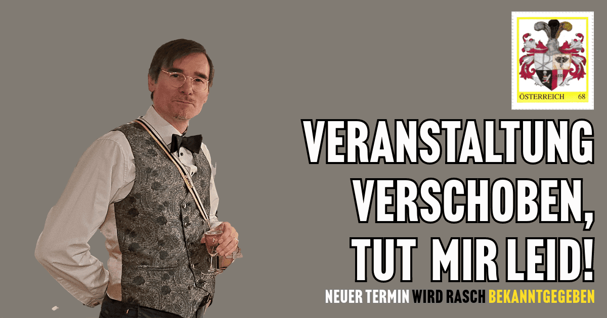 Veranstaltung leider verschoben!