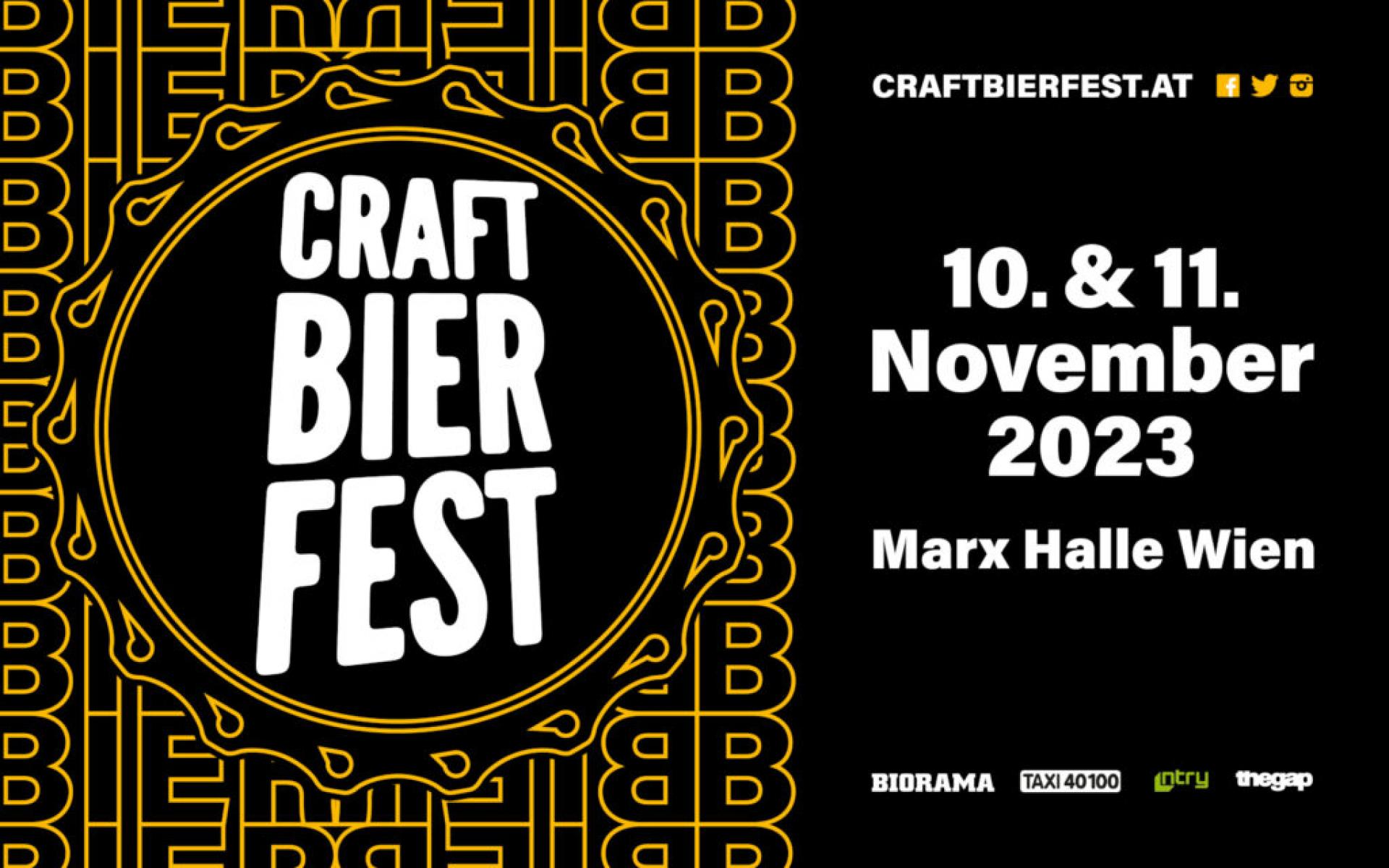 CRAFT BIER FESTIVAL WIEN 2023, (R)  liegt bei CBF!